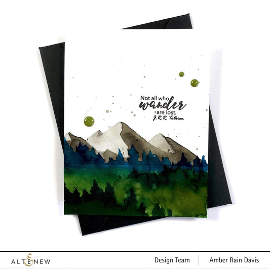 Altenew - Schablone - Mountain Scene