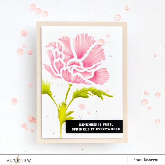 Altenew - Schablone - Poppy Bloom