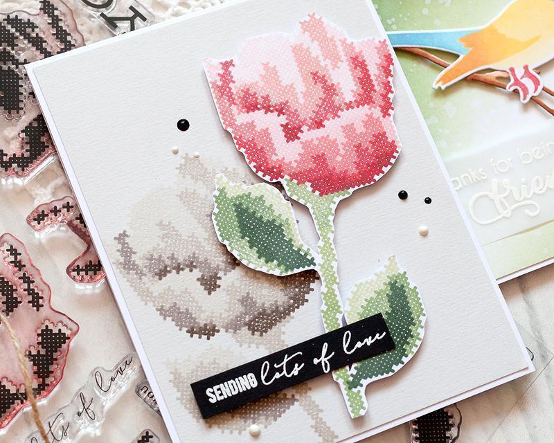 Altenew - Sewn With Love - Clear Stamp 6x8