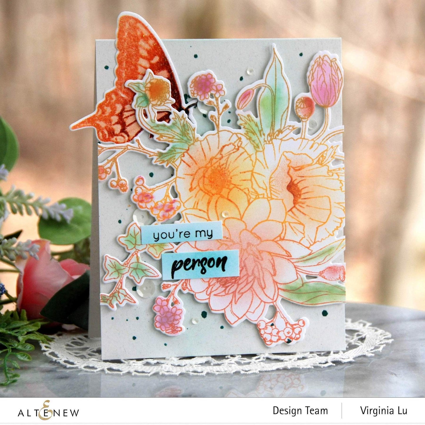 Altenew - Simply Spring - Clear Stamp Set 6x8