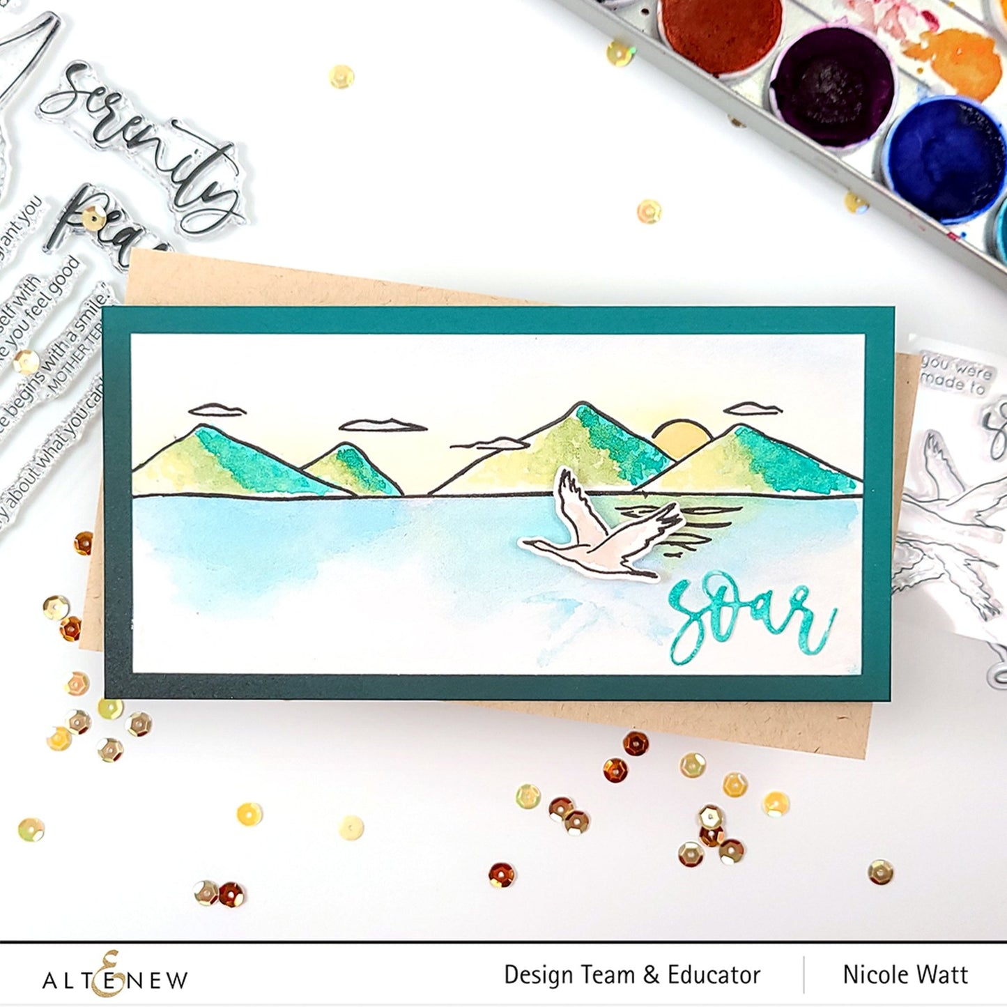 Altenew - Soar - Clear Stamps 2x3