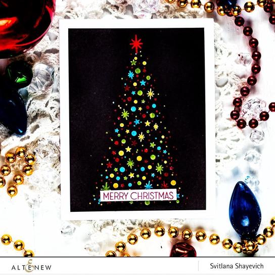 Altenew - Starry Night - Clear Stamp 6x8