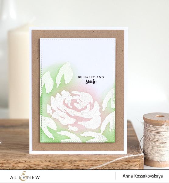 Altenew - Stempelset 6x8 - Painted Rose