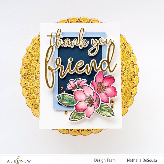 Altenew - Thank You for Being My Friend - Stand Alone Stanze