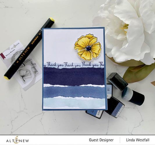 Altenew - Wavy Blooms - Stanze