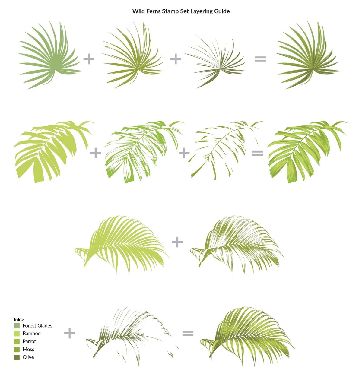 Altenew - Wild Ferns - Clear Stamp 6x8
