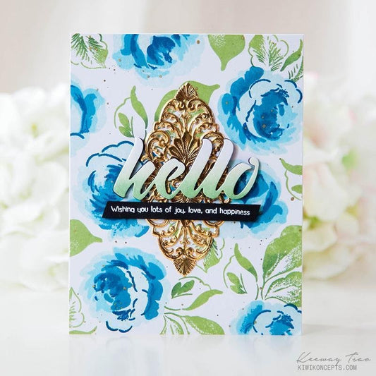 Altenew - Winter Rose - Clear Stamp 6x8