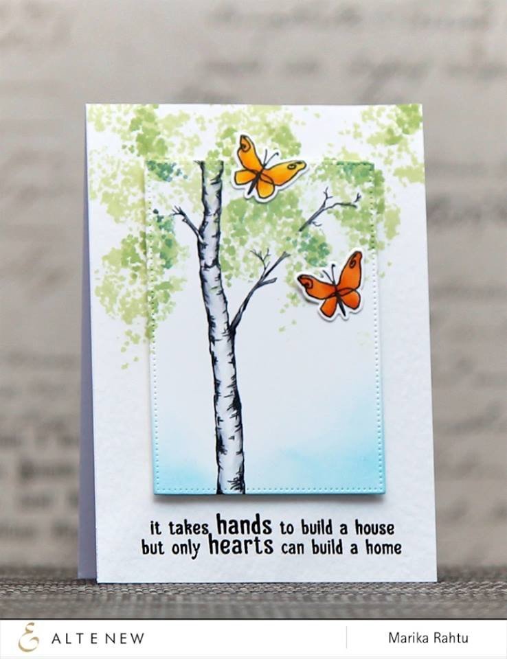 Altenew - Birch Land - Clear Stamps 4x6
