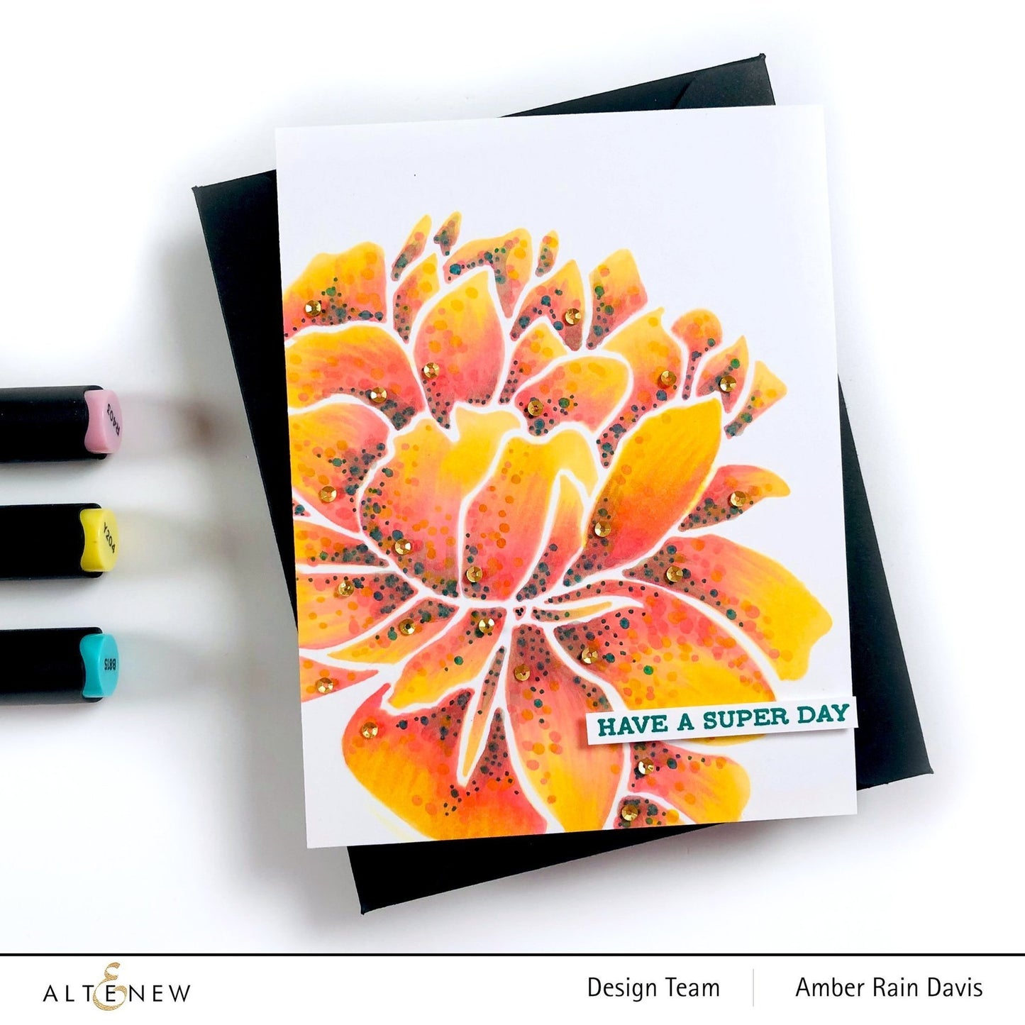 Altenew - Schablone - Mega Bloom