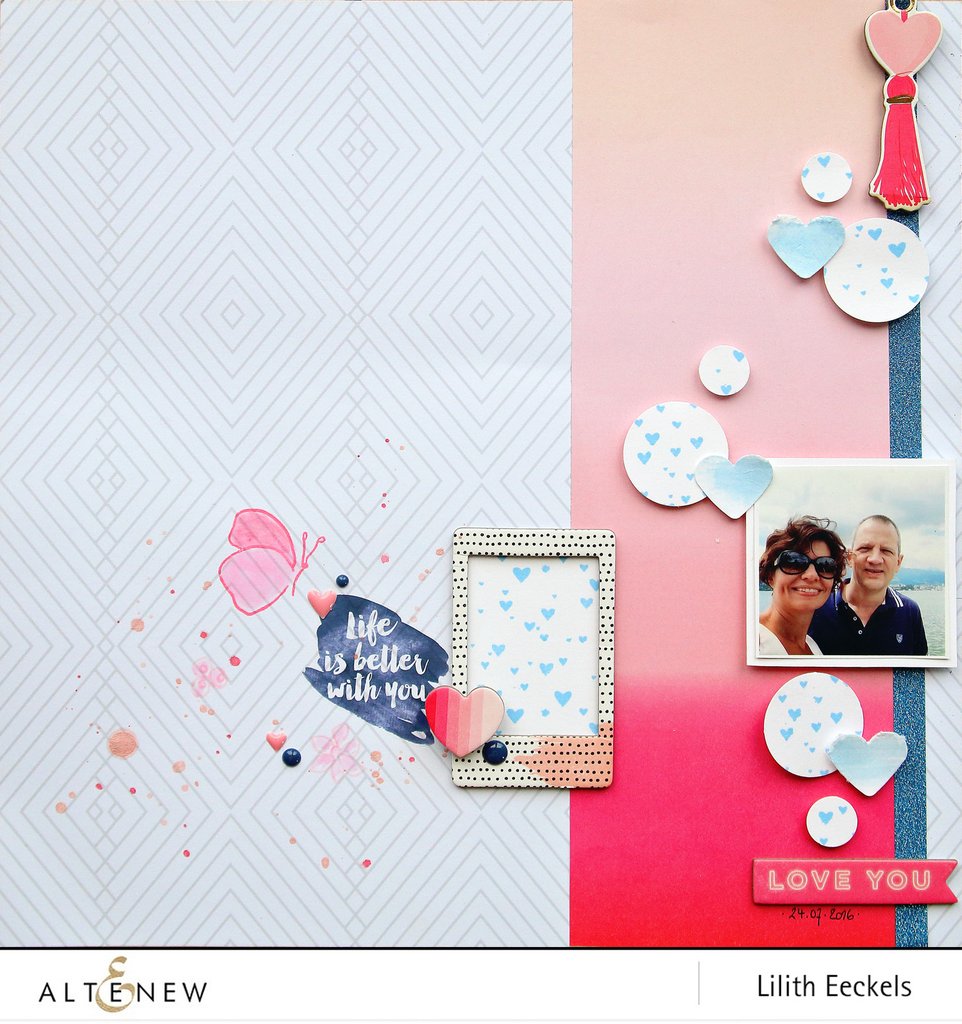 Altenew - Tiny Hearts - Clear Stamps 2x3