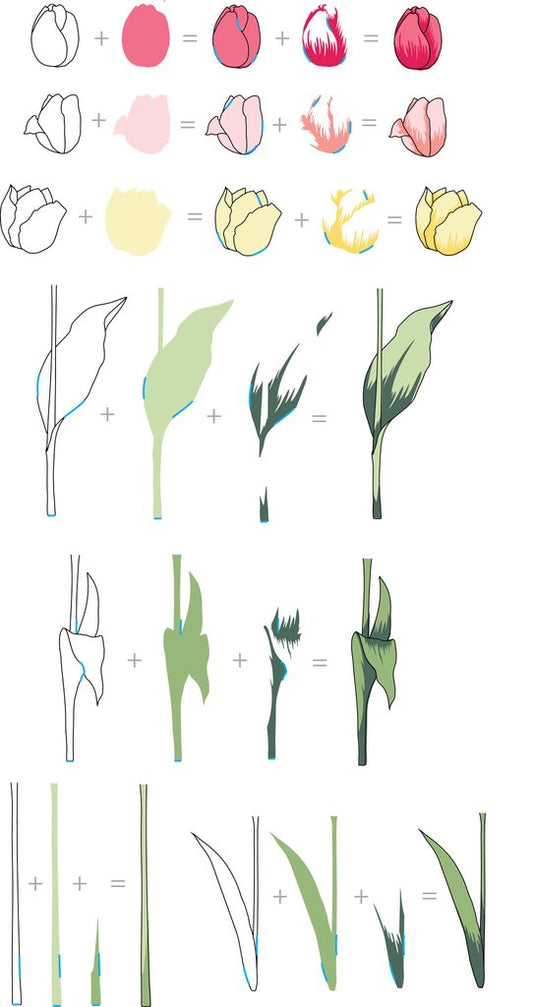 Altenew - Tulip - Clear Stamps 6x8