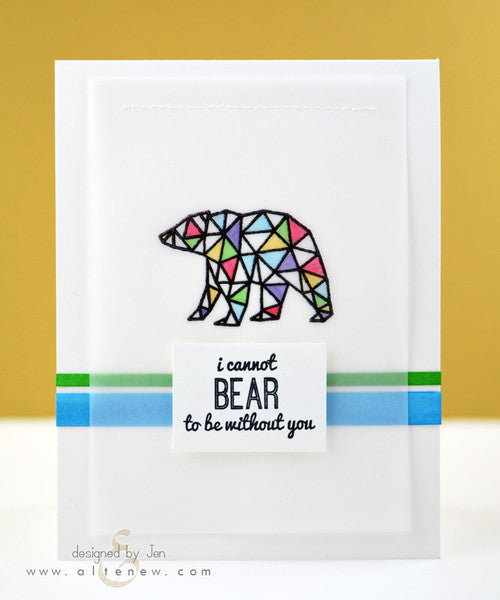 Altenew - Stempelset 4x6" - Geometric Menagerie