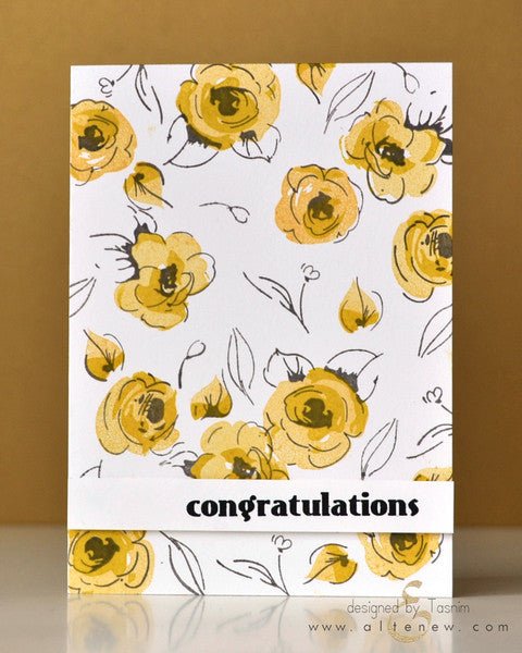 Altenew - Stempelset 4x6" - Painted Flowers