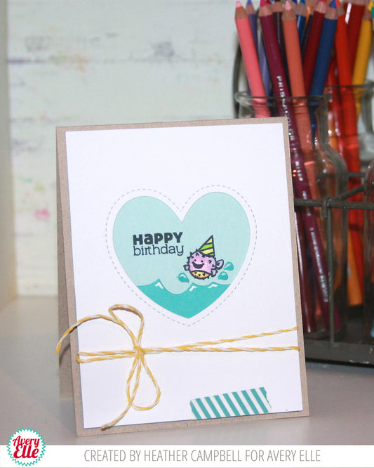 Avery Elle - Stempelset 4x6 - Swim Team