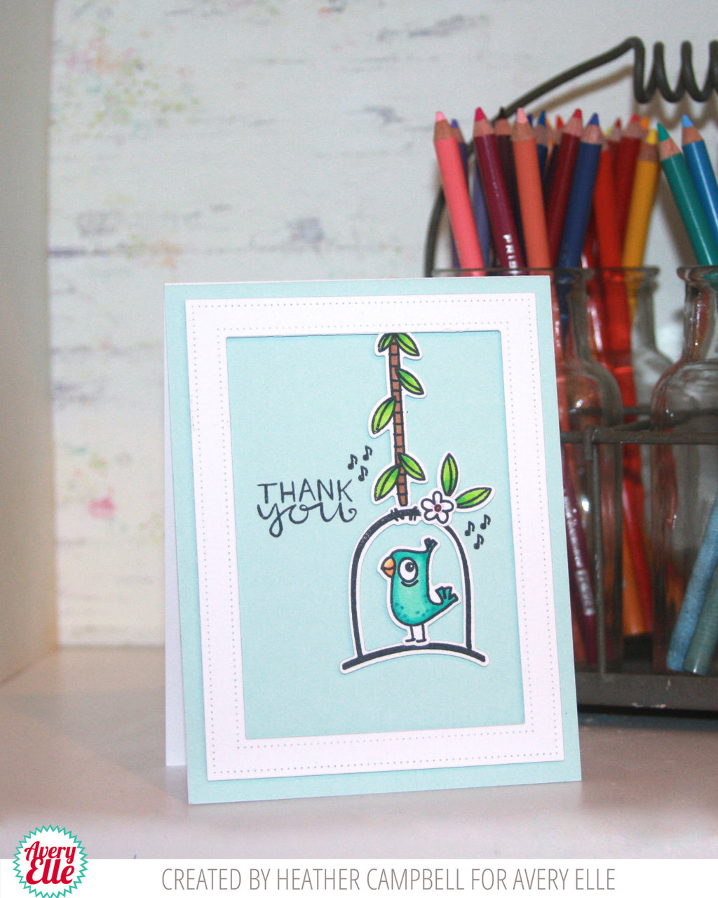 Avery Elle - Stempelset 4x6 - Tweet Tweet