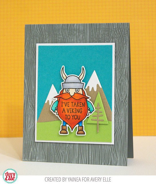 Avery Elle - Viking - Clear Stamp 2x3