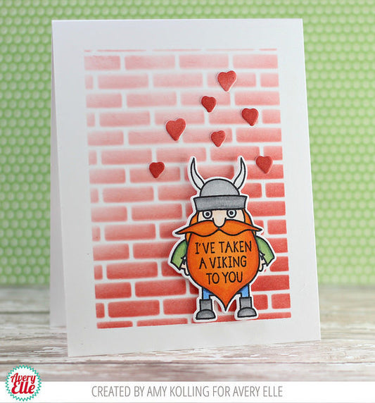 Avery Elle - Viking - Clear Stamp 2x3