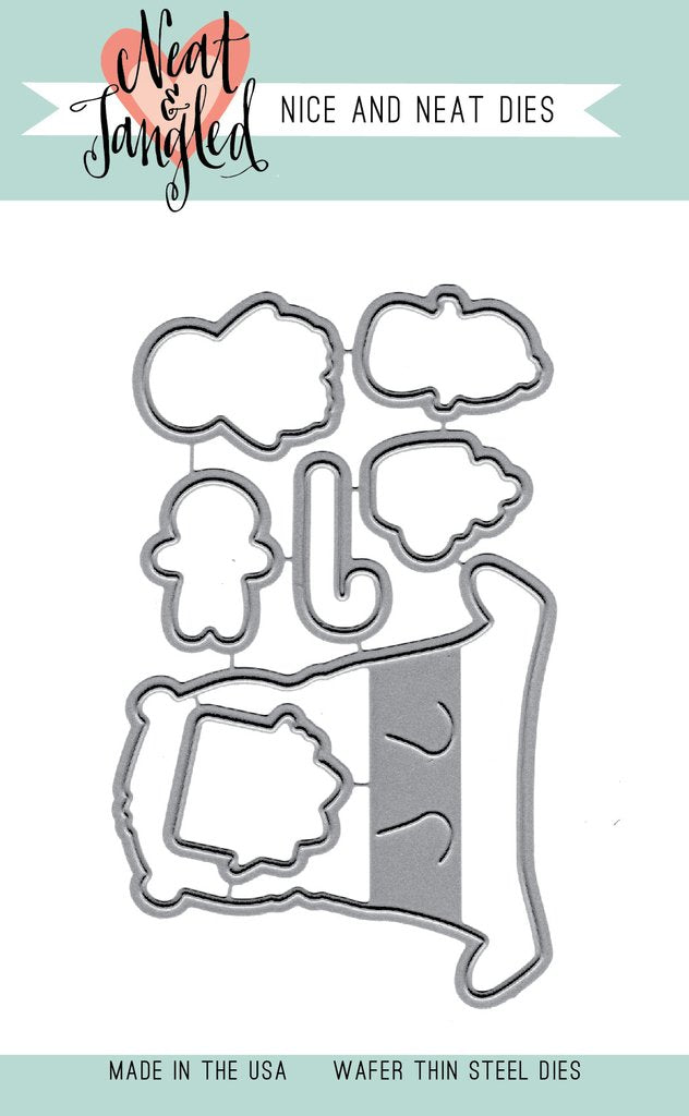 Neat & Tangled - Beary Merry - Dies