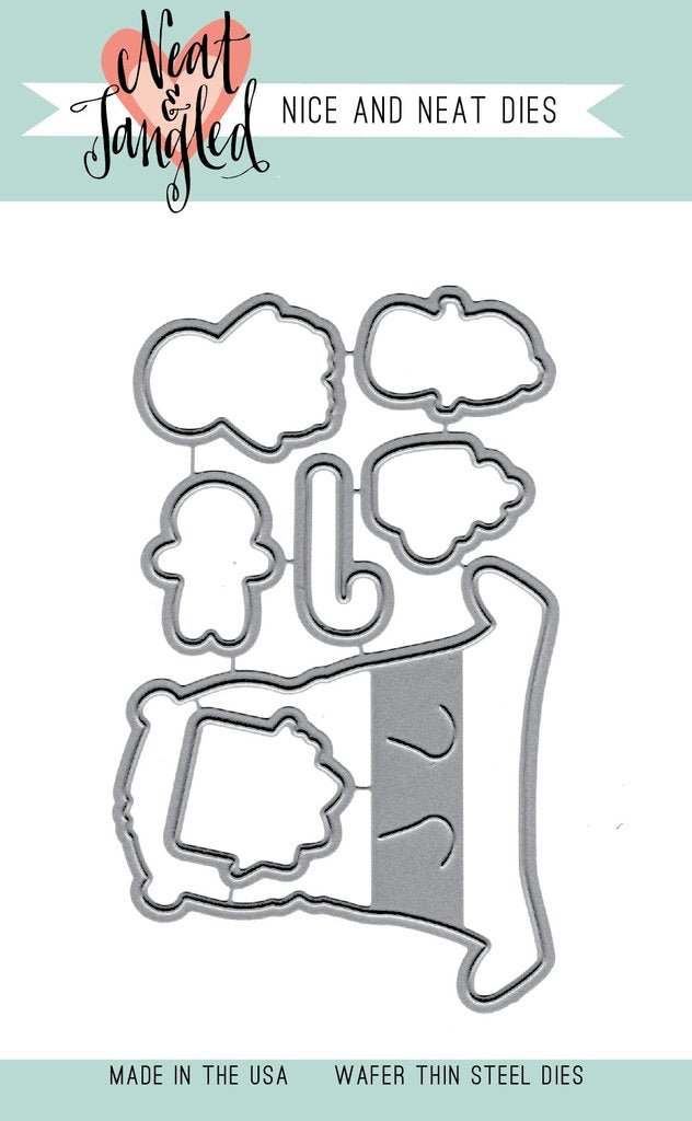 Neat & Tangled - Beary Merry - Dies
