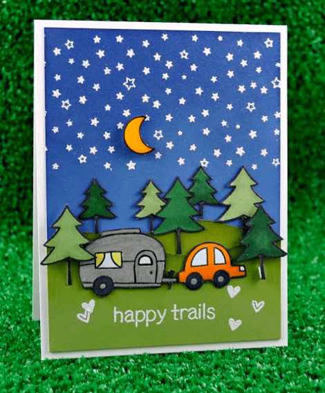 craft dies lawn fawn happy trails für scrapbook & cardmaking