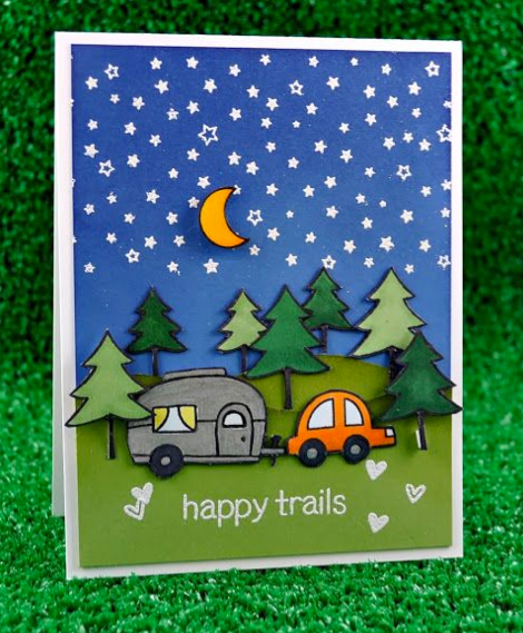 clear stamps lawn fawn Starry Backdrop für scrapbooking & cardmakings