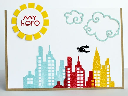 stempelset super mit superheld