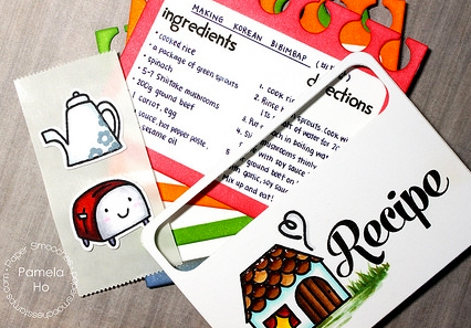 stempelset recipe for success mit 14 Worten und Sätzen oder 11 Akzentstempeln