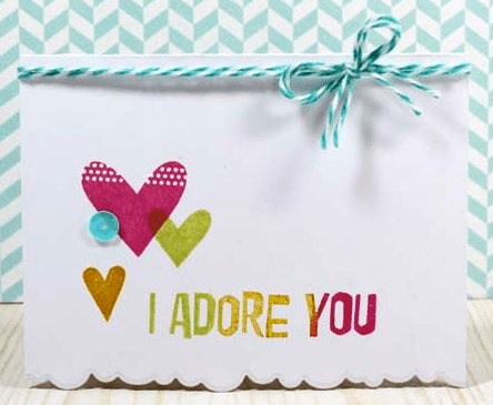 Paper Smooches I Blank You Clear Stamps 4x6