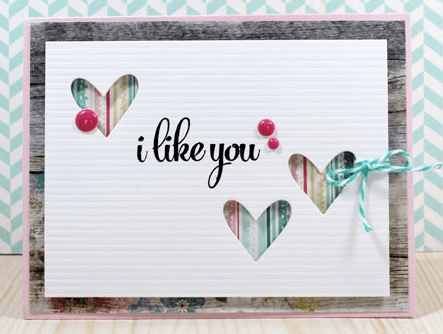 Paper Smooches I Blank You Clear Stamps 4x6