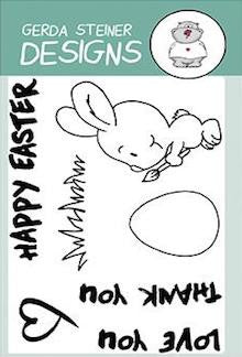 Brush Bunny 3x4 Clear Stamp Set