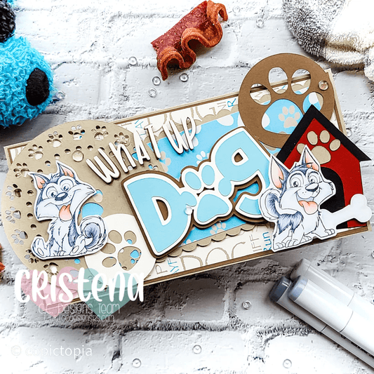C.C. Designs - Doc the Husky - Clear Stamp Set 4x6