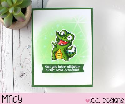 C.C. Designs Hello Goodbye Clear Stamp 4x6 (ABVERKAUF)