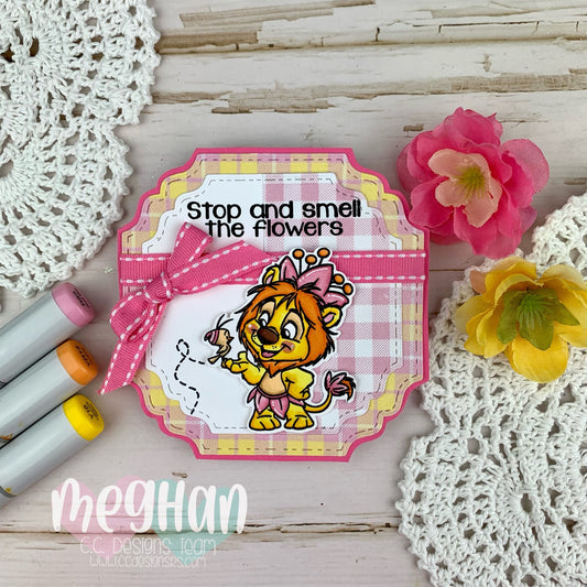 C.C. Designs - Potted Animals - Clear Stamps 4x6 bastel-traum.ch