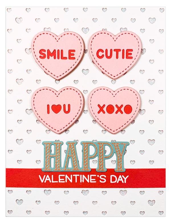 Lawn Fawn - Candy Hearts - Stanze