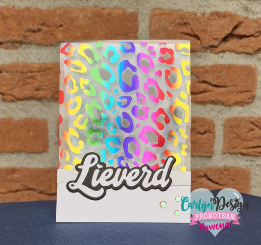 CarlijnDesign - Hot Foil Plate A6 Panter