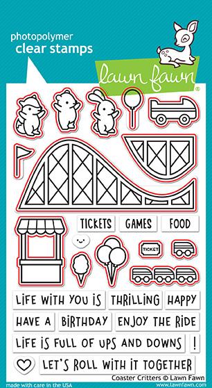 Lawn Fawn - Coaster Critters - Stanzen