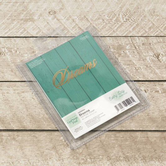 Couture Creations Hotfoil Stamp - Dreams 80 x 29mm