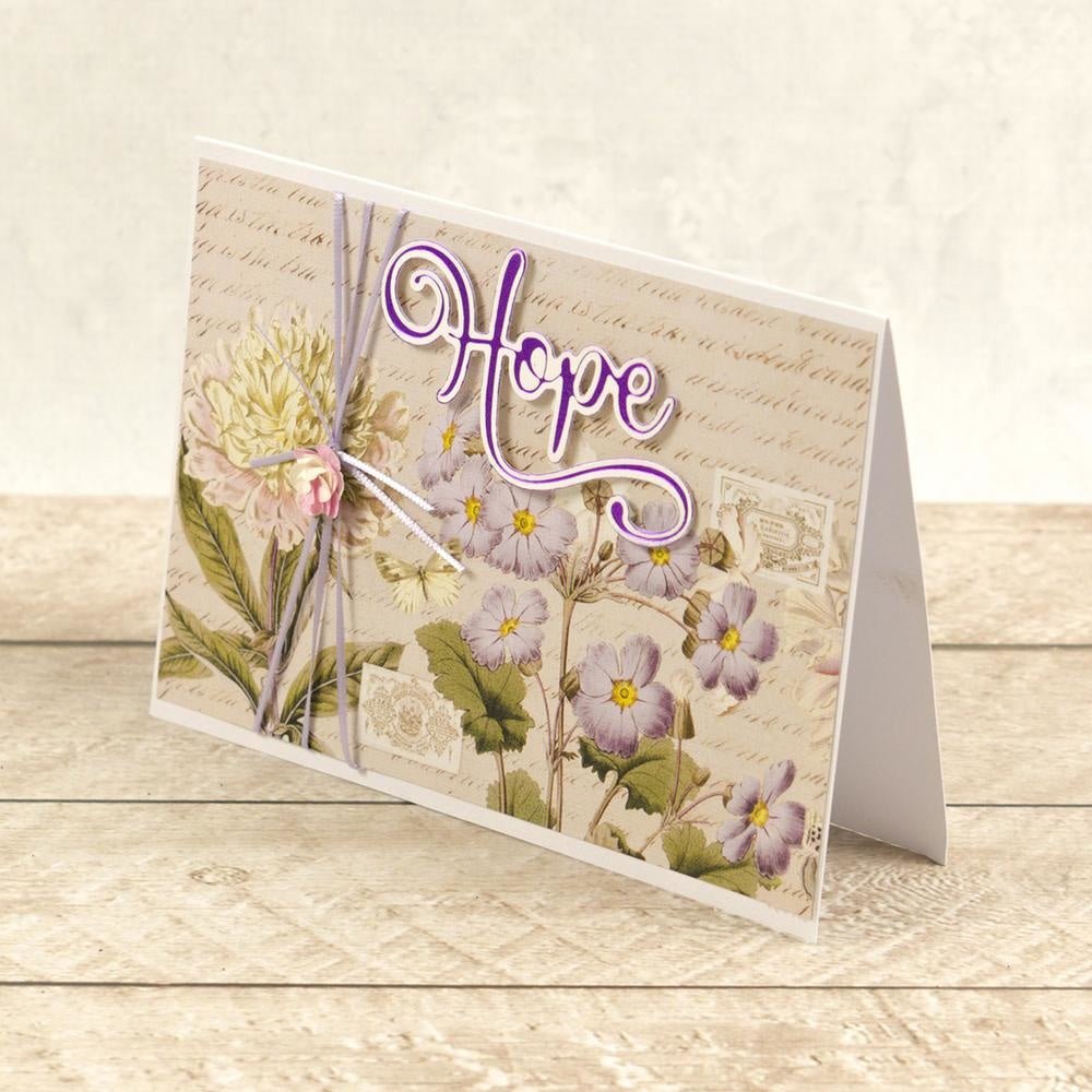 Foil & Emboss Die - Hope
