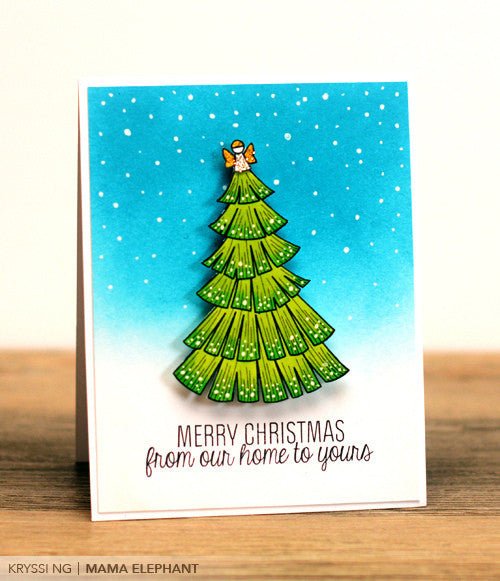 Mama Elephant - Stempelset 4x6" - Cozy Christmas