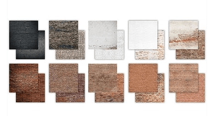 Craft Consortium Paper Pad 6x6 Brick Textures