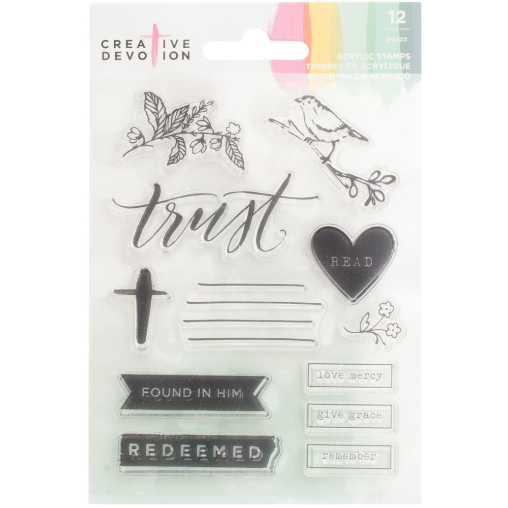 Creative Devotion - Pray - Clear Stamps 4x6