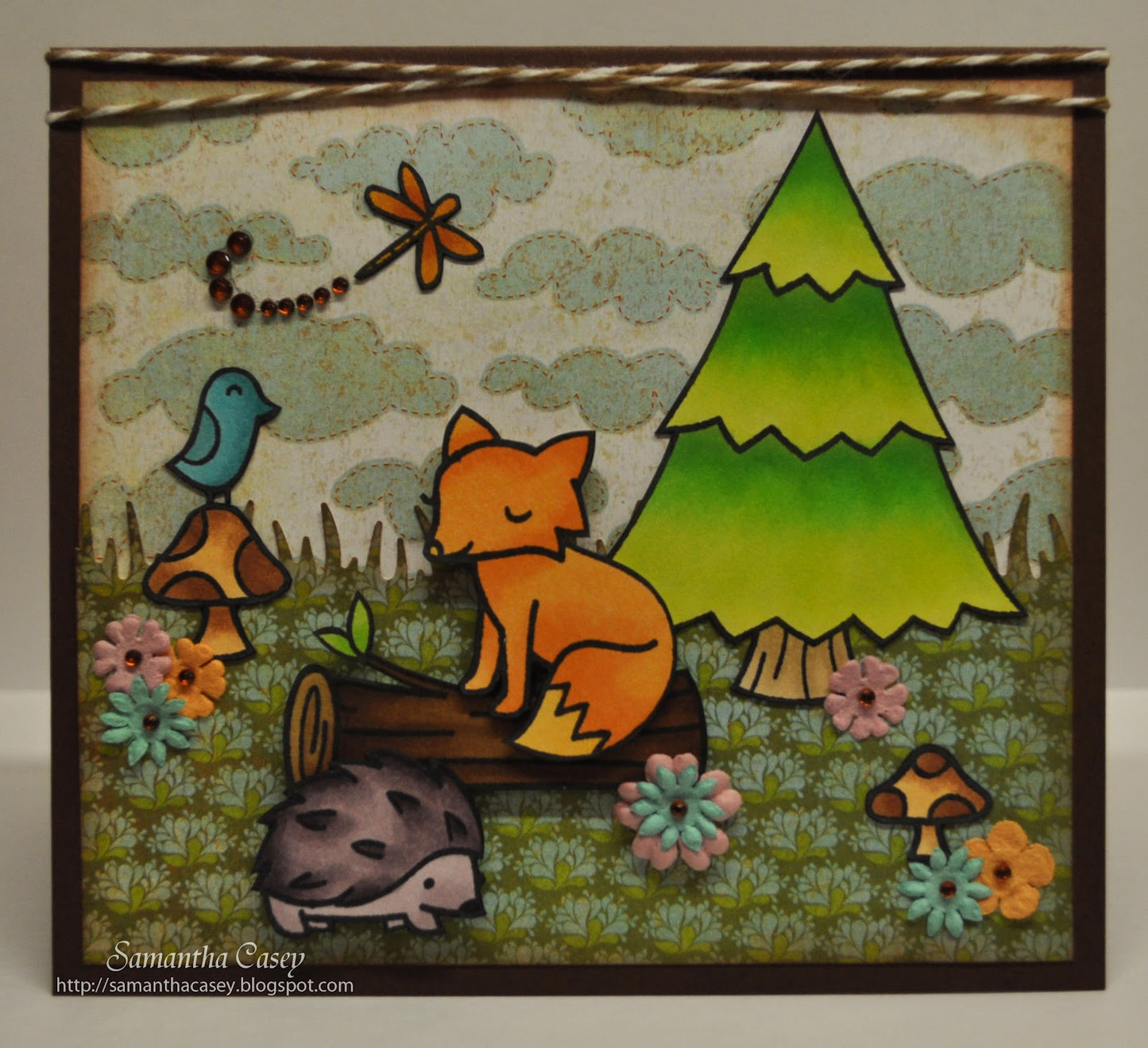 Die Cut "Critters In The Forest" by Lawn Fawn Beispiel