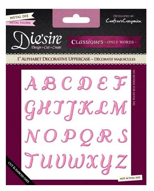 Diesire Classiques - 1 Alphabet Grossbuchstaben - Stanzen