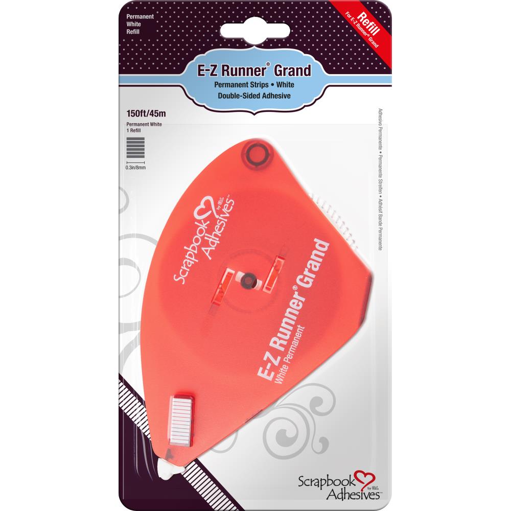3L - E-Z Runner Grand - Permanent Strips 45m 8mm Refill