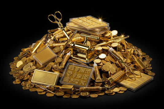 ein grosser haufen, zusätzlich mit stempel set, stempelkissen, embossingfolder