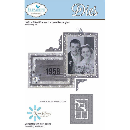 Elizabeth Craft Designs - Fitted Frames 1 Lace Rectangles