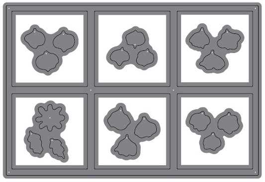 Elizabeth Craft Designs - Garden Patch - 1 1/2 Inch & Mini Roses