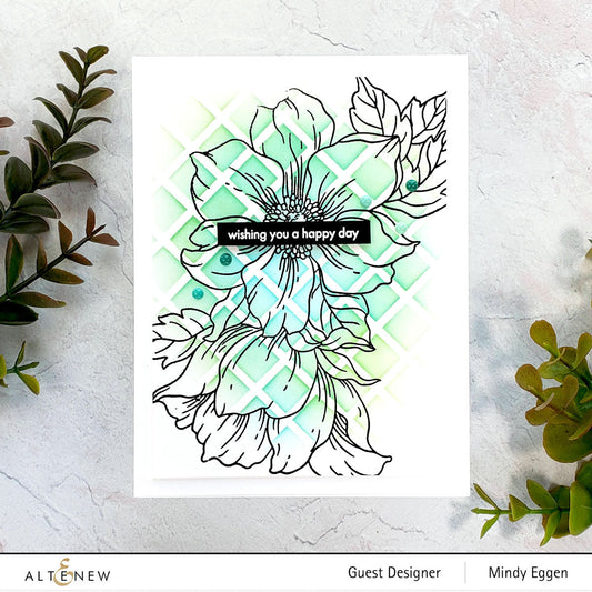 Altenew Sea Shore Enamel Dots in Blau- und Grüntönen mit Punkten, Herzen und Sternen