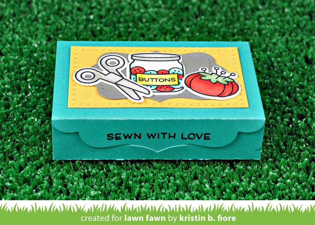 Lawn Fawn - Fancy Box - Stanze