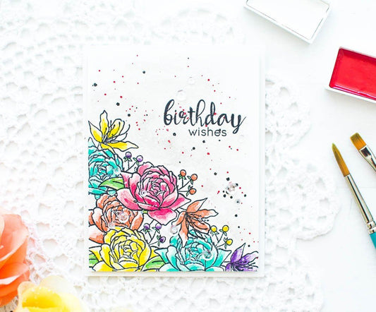 Altenew - Floral Frame - Clear Stamps 4x6